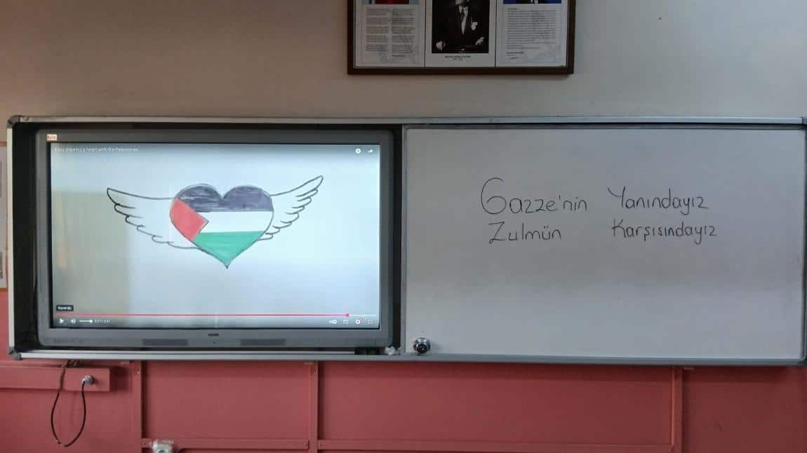Okulumuzda Filistin Farkındalık Etkinlikleri Gerçekleştiriliyor.